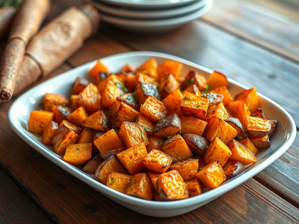 Roasted Savory Sweet&nbsp;Potatoes