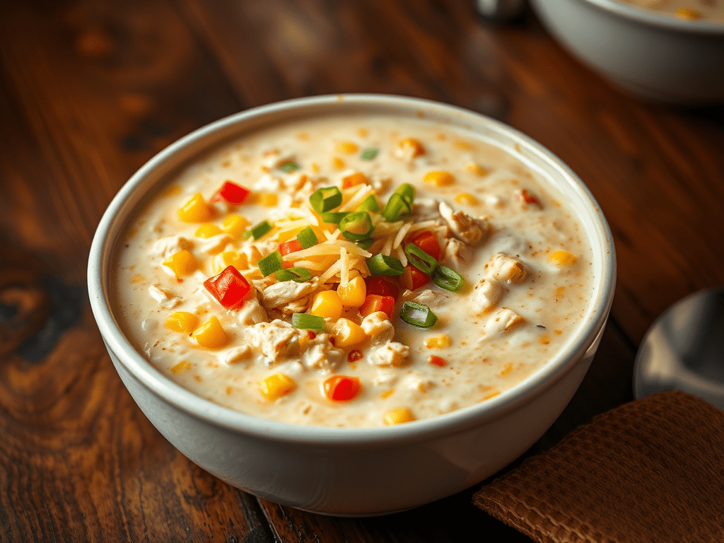 Chicken, Corn & Cheese&nbsp;Chowder